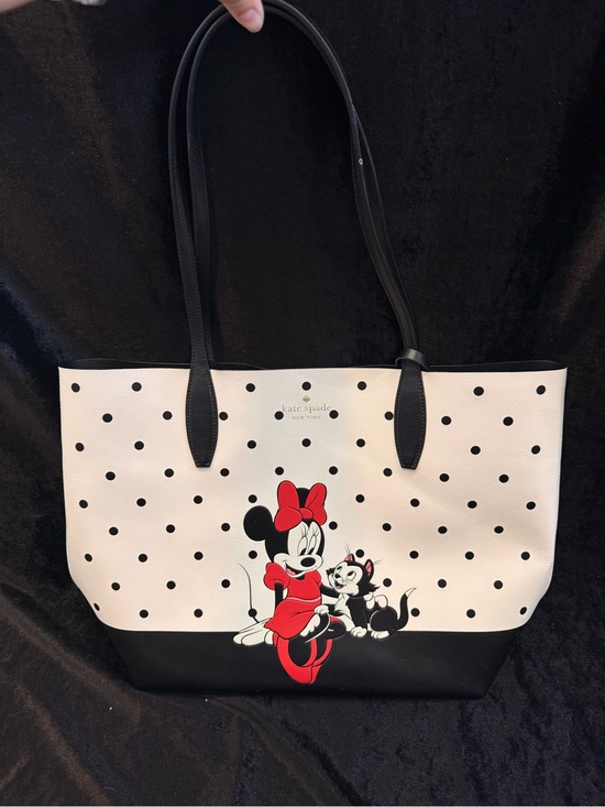 kate spade Handbags - kate spade Polka Dot Minnie Mouse Tote in White, Black & Red